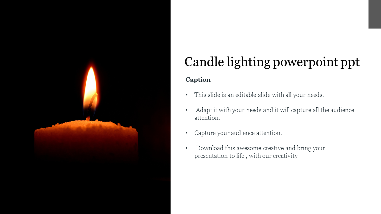 Candle lighting powerpoint ppt 